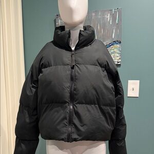 Fabletics Charcoal Puffer Jacket